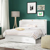 Audet queen storage murphy bed with mattress canora grey hotsell