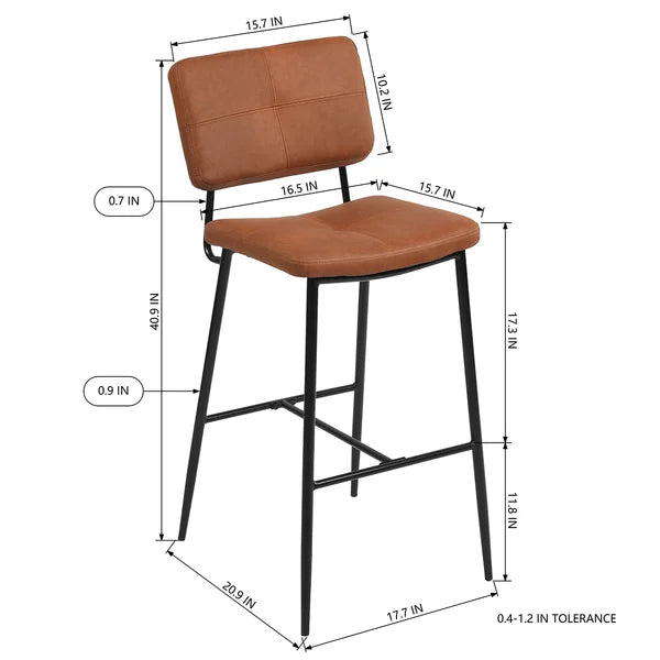Augie Counter Stool (Set of 2)