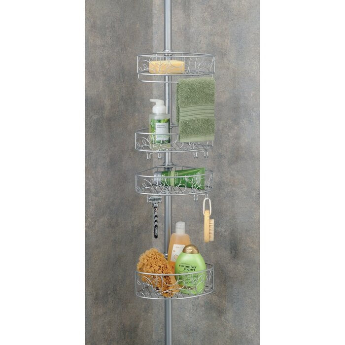 Augustine Bathroom Shower Caddy, Chrome (#K1108)