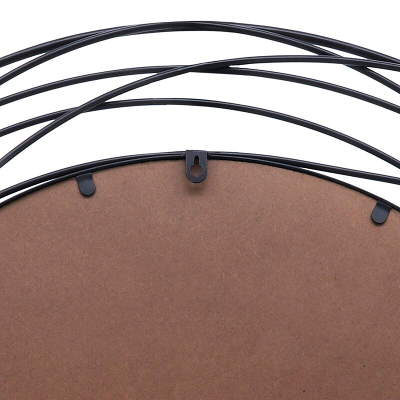 Black Augustus Swirl Accent Mirror