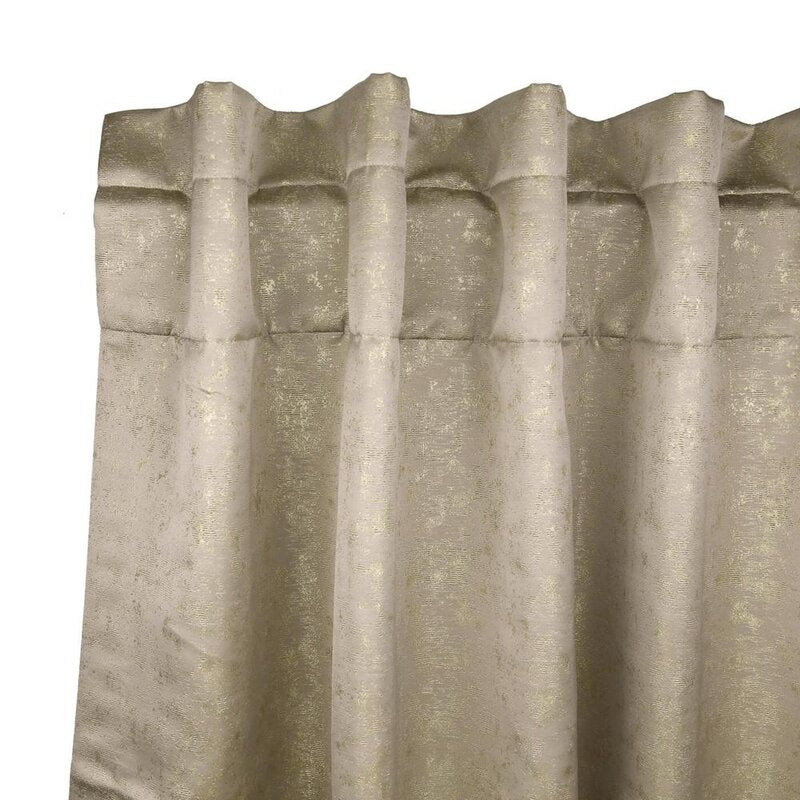 Aura Abstract Room Darkening Rod Pocket Single Curtain Panel, 50 x 84, (Set of 2)