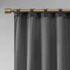 Aurora Soft Velvet Room Darkening Rod Pocket Curtain Panels, 37