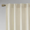 Aurora Soft Velvet Room Darkening Rod Pocket Curtain Panels, 37
