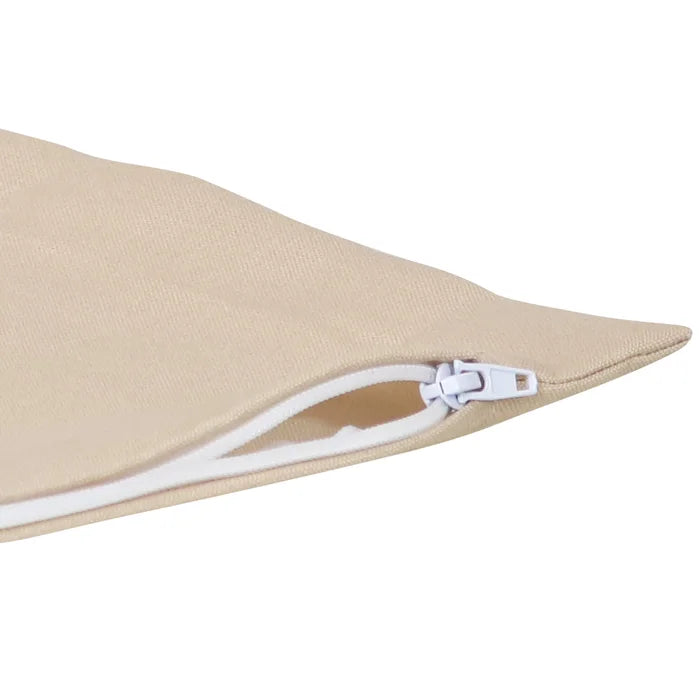 Beige Austra Outdoor Square Pillow Cover (Set of 2)