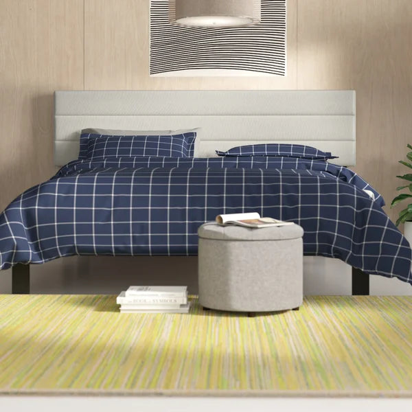 Austwell Upholstered Solid Wood Panel Headboard king/ cal king
