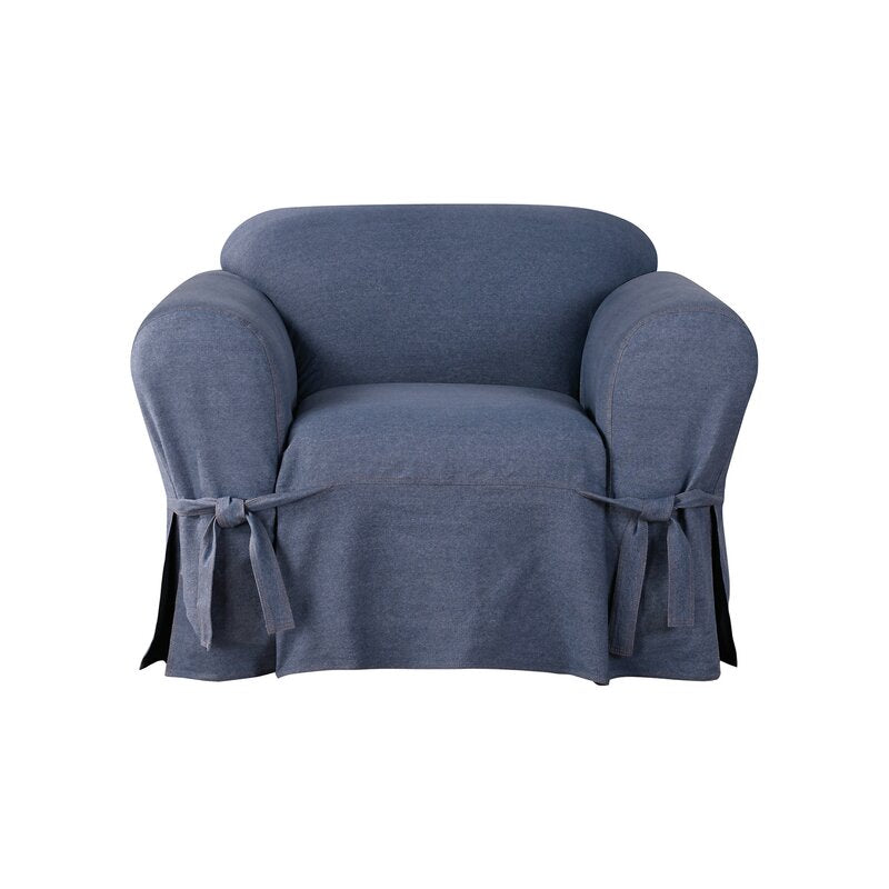 Authentic Box Cushion Armchair Slipcover, B113-DS202