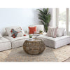 Ava Rattan/Wicker Drum Coffee Table