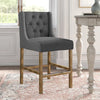 Avah Bar Stool in Gray