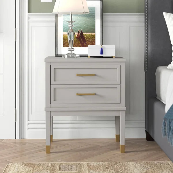 Averie 28'' Tall 1 - Drawer Nightstand in Gray
