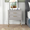 Averie 28'' Tall 1 - Drawer Nightstand in Gray