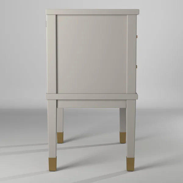 Averie 28'' Tall 1 - Drawer Nightstand in Gray