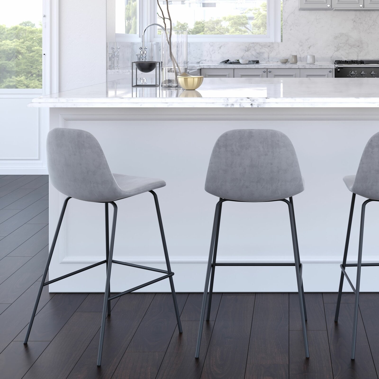 Avers Bar & Counter  Stool (Set of 2) CL335