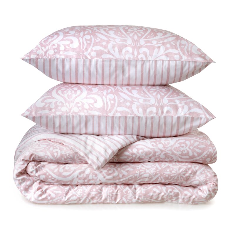 Avery Medallion Reversible Duvet Cover Set queen SS337