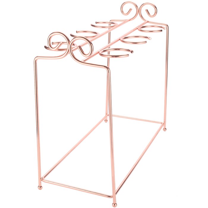 Avett Tabletop Wine Glass Rack in Copper