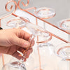 Avett Tabletop Wine Glass Rack in Copper