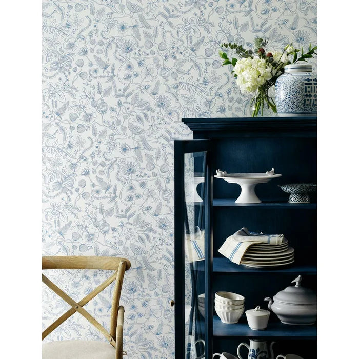 Aviary 20' L x 27" W Peel and Stick Wallpaper Roll