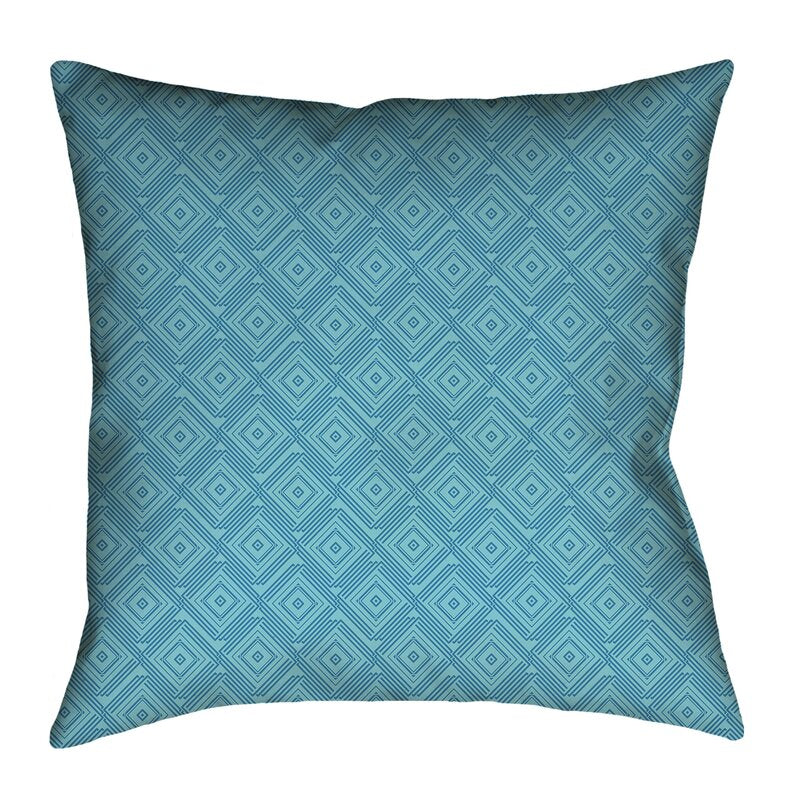 14" x 14" Blue Avicia Pillow Cover CYS110