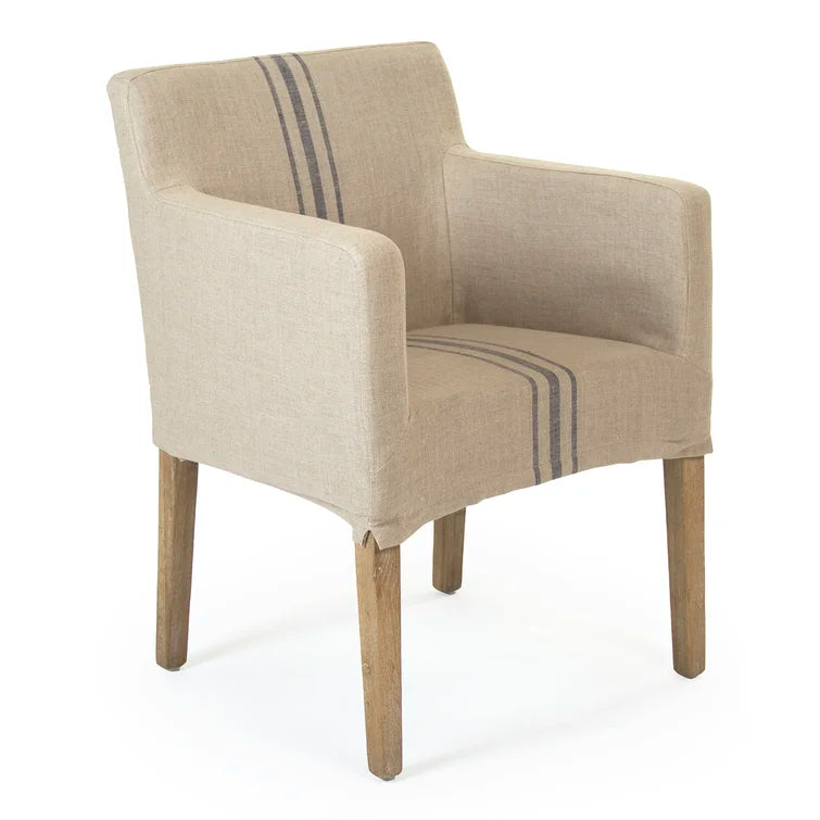 Zentique Avignon 100% Linen Slipcovered Armchair