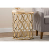Avleen Iron Drum End Table KB1025