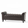 Axtell Vegan Leather Storage Ottoman