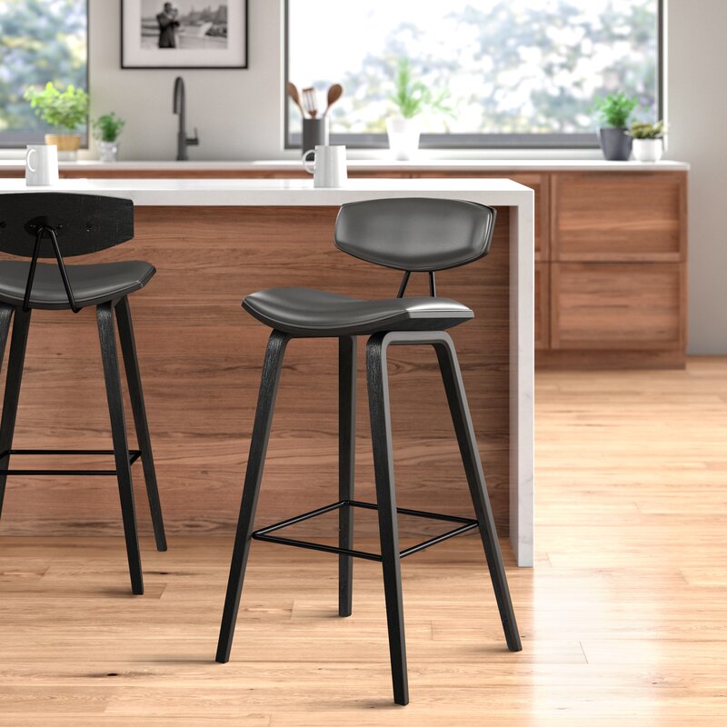 Black Ayanna Bar Stool MG235