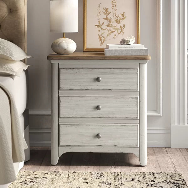 Tall solid wood nightstand deals