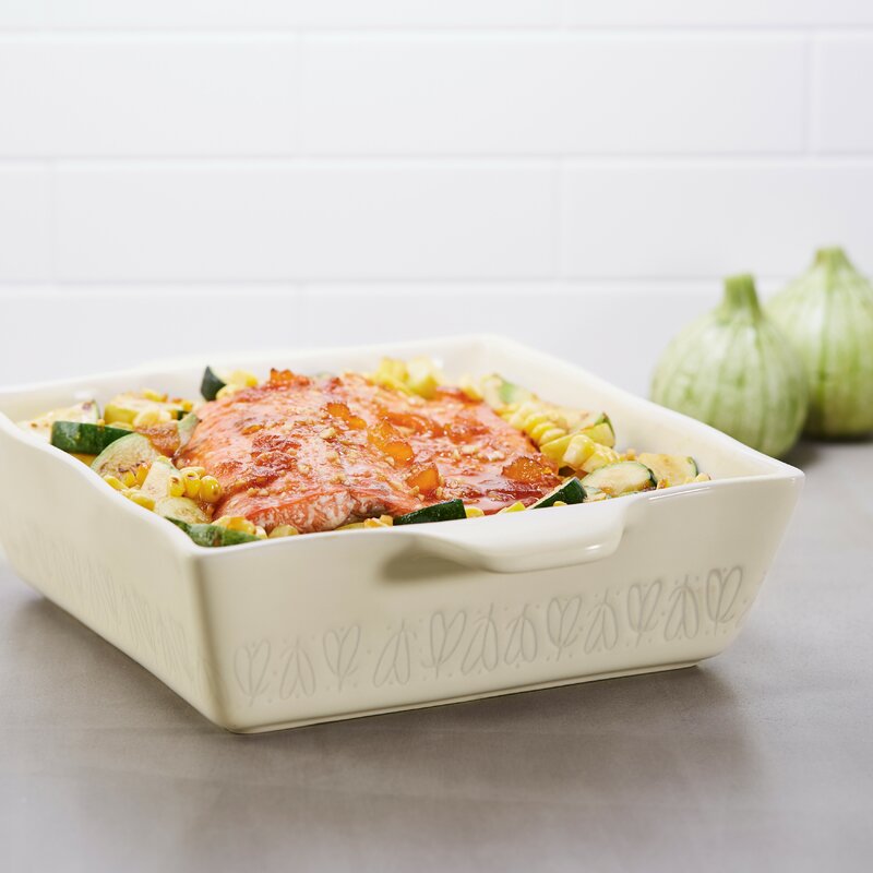 Ayesha Curry 8-Inch Square Stoneware Baker