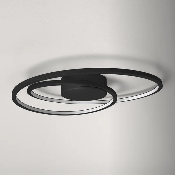 Ayla 1 - Light 18'' Unique/Statement Geometric LED Flush Mount