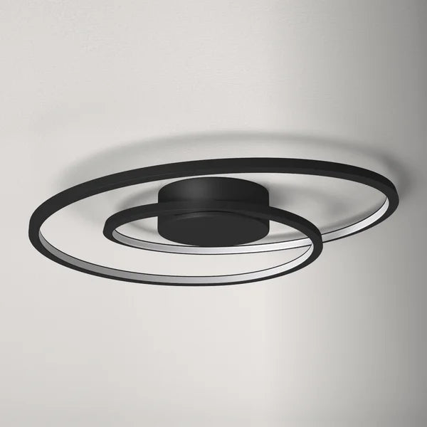Ayla 1 - Light 18'' Unique/Statement Geometric LED Flush Mount