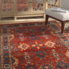 Ayla Area Rug in Orange/Blue, Rectangle 6'7
