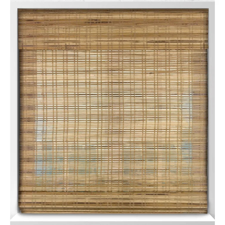 Aymeric Tuscan Semi-Sheer Brown Roman Shade