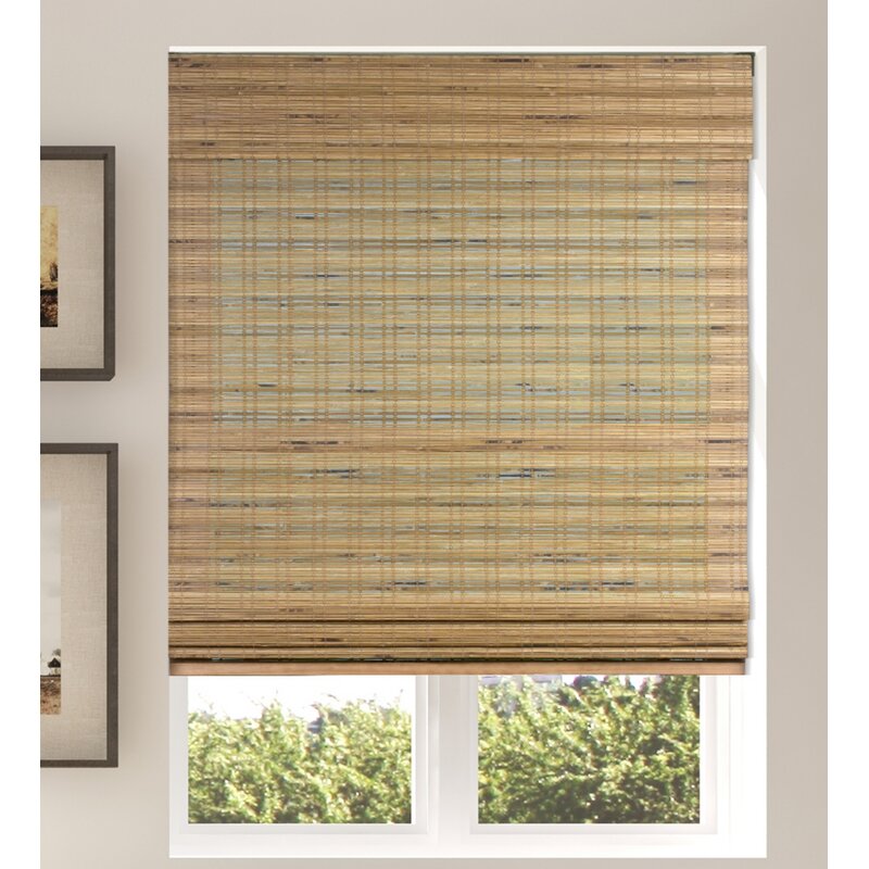 Aymeric Tuscan Semi-Sheer Brown Roman Shade KB2360-A6-B2-P2