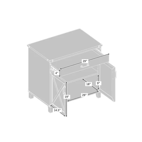 Ayva 1 - Drawer Storage Cabinet