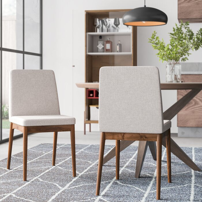 Azra Side Chair in Light Gray (Set of 2)
