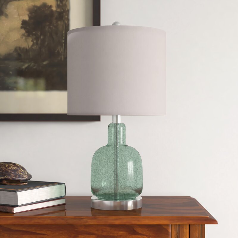 Azriel 20" Seafoam Green Table Lamp