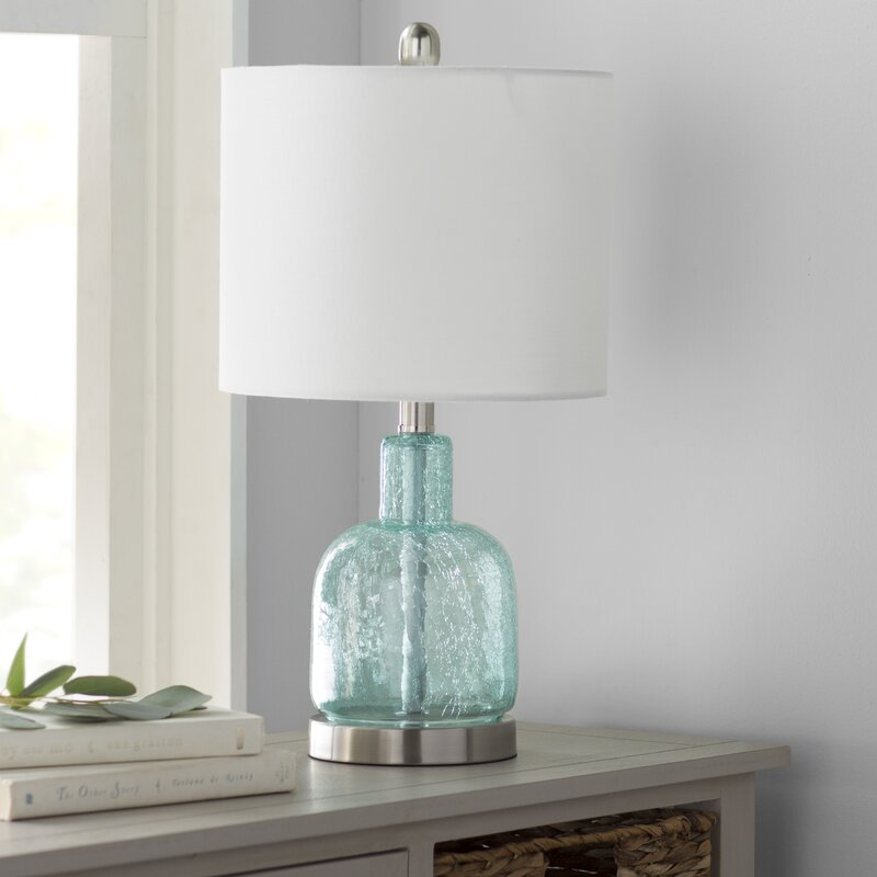 Azriel 20" Seafoam Green Table Lamp