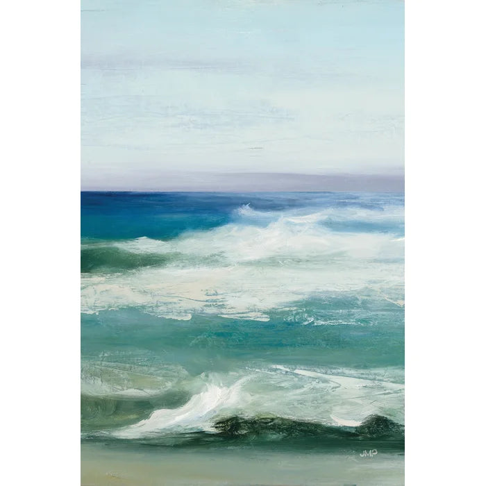 18" H x 12" W x 1.25" D Azure Ocean III Print