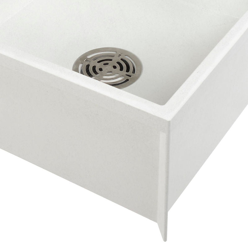 Fiat® MSBID2424 Molded Stone Mop Sink 24" X 24"