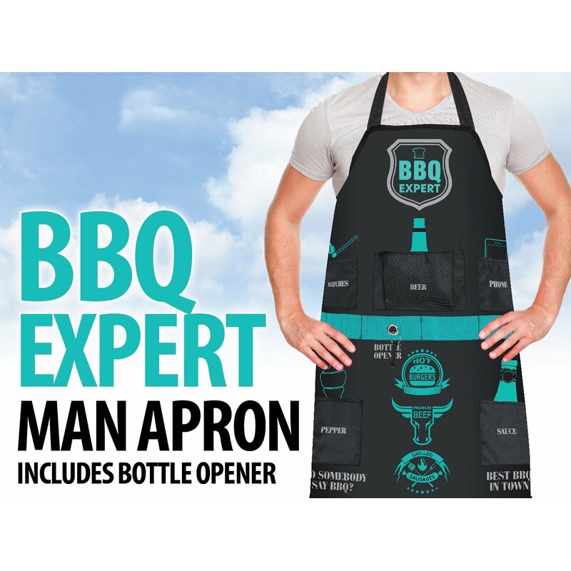 BBQ Expert 2 Piece Apron Set HAB183