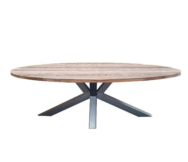 BIANCA RECLAIMED TEAK DINING TABLE TOP 95” K7585