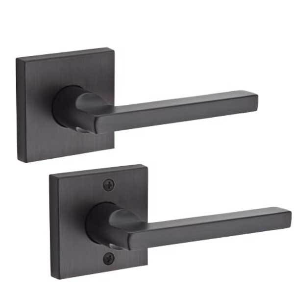 Baldwin Reserve - PS.SQU.CSR - Contemporary Square Lever - Square Rose - 112 - Venetian Bronze - Passage - Grade 2 - RH K8352
