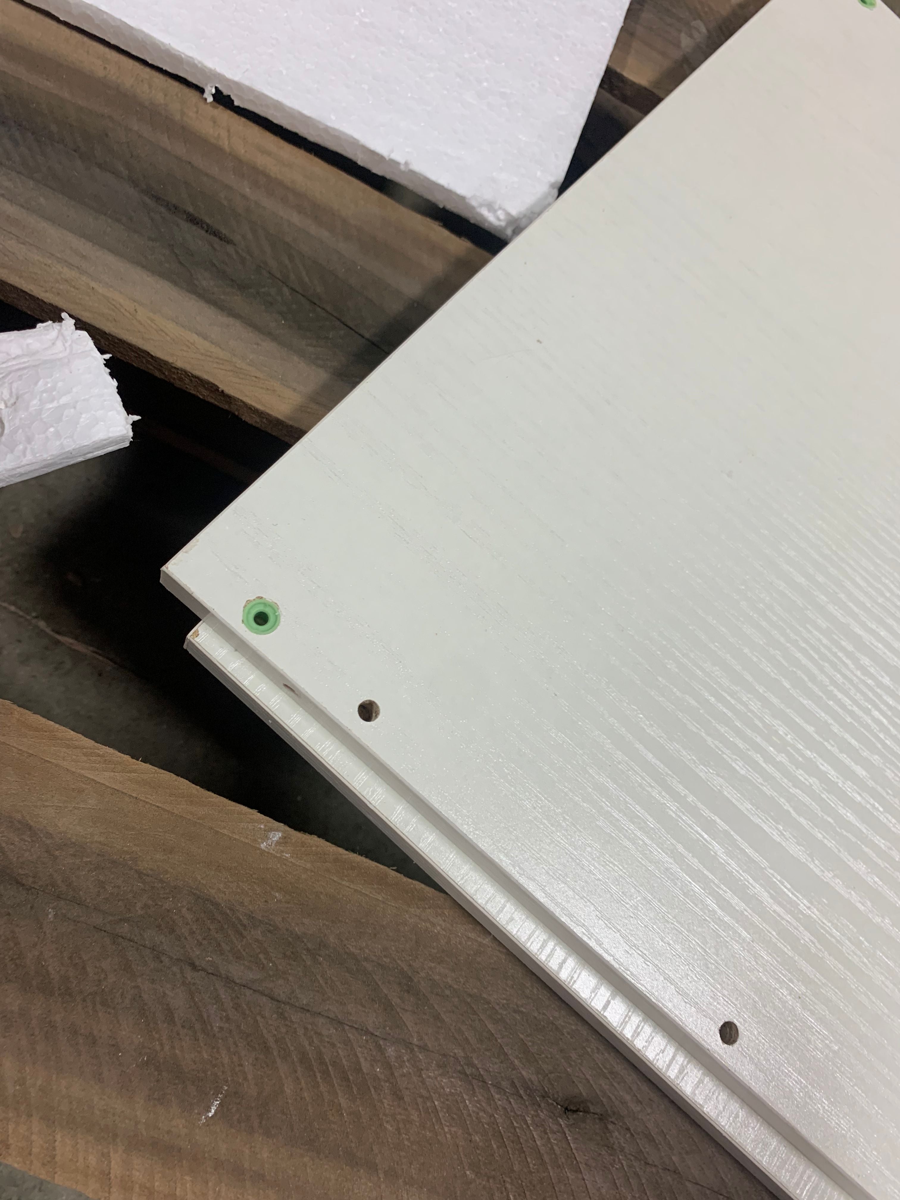 6.5 in. H x 13 in. W x 13 in. D White Wood 1-Cube Organizer KB1057