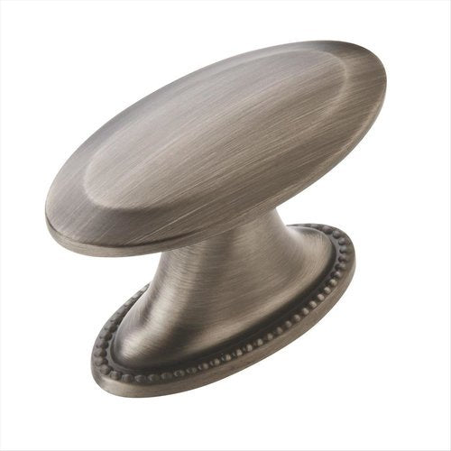 Atherly 1-1/2 Inch Diameter Antique Silver Cabinet Knob B90-HAS214