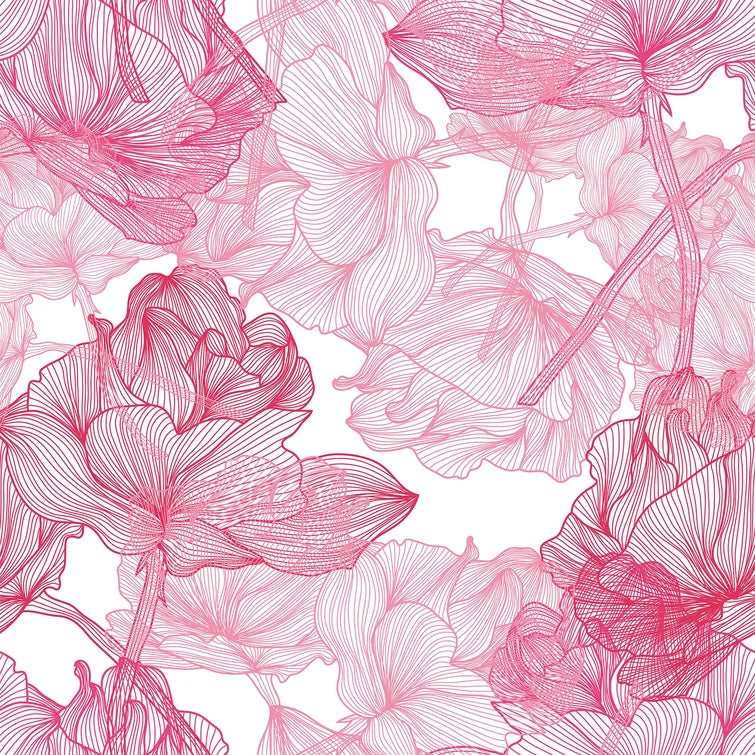 24" W x 48" L Babson Motif Removable Peel and Stick Wallpaper Panel