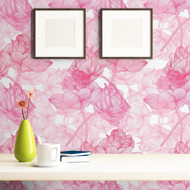 24" W x 48" L Babson Motif Removable Peel and Stick Wallpaper Panel