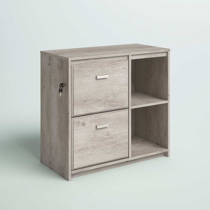 Bacher 31.5'' Wide 2 -Drawer Vertical Filing Cabinet