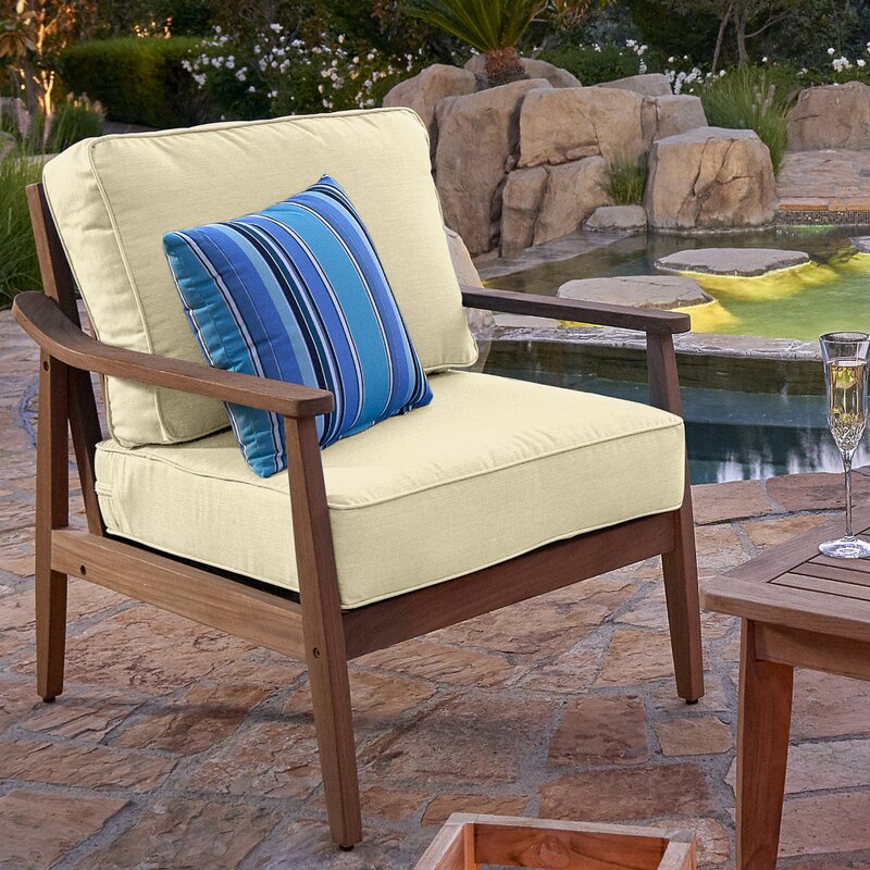 Outdoor Sunbrella Seat/Back Cushion Natural  2208
