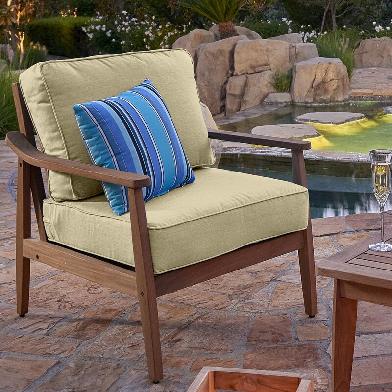 Outdoor Sunbrella Seat/Back Cushion (Set of 1) 7002