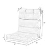 Sarver High Back Indoor/Outdoor Lounge Chair Cushion (#HA501)