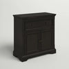 Backes 32'' Tall Solid Wood 2 Door Accent Cabinet
